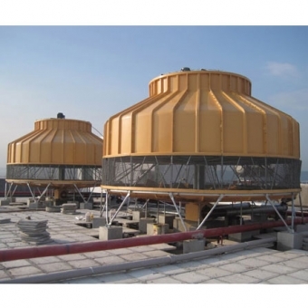 圓形逆流式冷卻塔 - 玻璃鋼冷卻塔系列 - 產(chǎn)品展示 - 玻璃鋼管道,玻璃鋼地?zé)峁艿?玻璃鋼排水管道 - 山東華瑞玻璃鋼