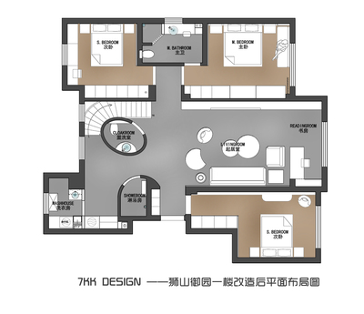 復(fù)式樓設(shè)計新篇章 融合建筑與室內(nèi)的平面藝術(shù)